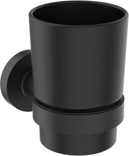 Ideal Standard - IOM Glashouder bekerhdr+beker zw