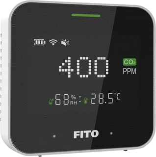 Fito - CO2 melder Co2-O2 Luchtkwaliteitsmtr