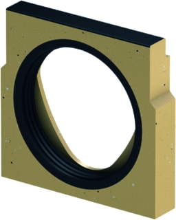 Aco - GM-X Kopplaat lijngoot Pd V200G Sealin Eindpl. 0