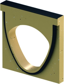 Aco - GM-X Kopplaat lijngoot pd v200g sealin adap 10