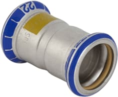Geberit - Mapress RVS Gas Fitting met 2 aansluitingen Mapr Sok 76.1