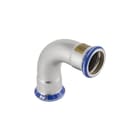 Geberit - Mapress RVS Gas Fitting met 2 aansluitingen Mapr Bo.90Gr 88.9