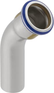 Geberit - Mapress RVS Gas Fitting met 2 aansluitingen Mapr Bo.45/76.1 1Xglad