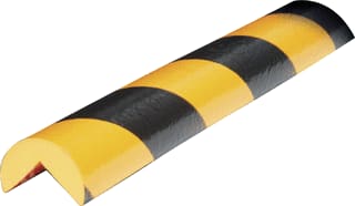 ATV - Rubber stootprofiel Stootband A Geel/Zwart 1M