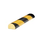 ATV - Rubber stootprofiel Stootband C Geel/Zwart 1M
