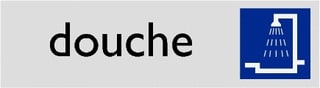 ATV - veiligheidspictogram INFOPLAATJE DOUCHE