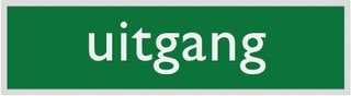 ATV - veiligheidspictogram INFOPLAATJE UITGANG