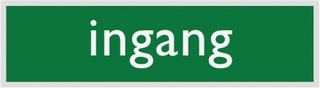 ATV - veiligheidspictogram INFOPLAATJE INGANG