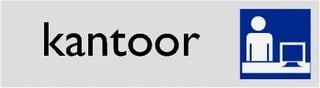 ATV - veiligheidspictogram INFOPLAATJE KANTOOR