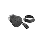 Legrand - Bureau aansluitunit Zw 1 Wcd+Usb+Wiel Gst18