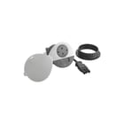 Legrand - Bureau aansluitunit alu dksl+usb+wiel gst18