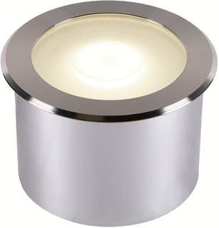 SLV - Dasar Bodeminbouwarmatuur Flat 120 Rvs 3K