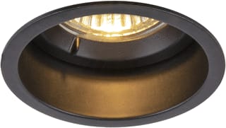 SLV - Horn Downlight/spot/schijnwerper Zw Gu10 Blower Door G