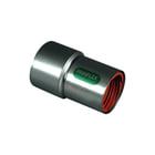 Panflex - INOX Enkelw. rookgashulpstuk 2 aansl. Adapter Rvs D60-80