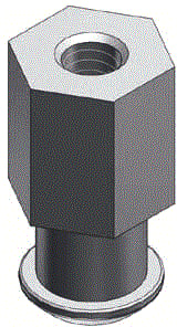 SMC Nederland - ZP2 Verlengde moer vac-pad zpt4-b6