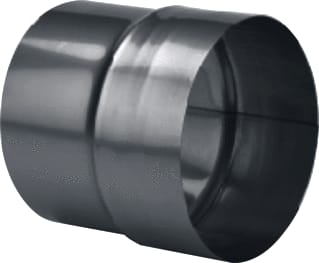 Panflex - INOX TWIN Dubbelw. rookgashulpstuk 2 aansl. Aansluitst.150