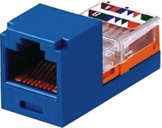 Panduit - Mini-Com Modulaire connector cj 5e lead frame blauw
