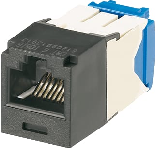 Panduit - Mini-Com TG Modulaire connector Cj Utp C6A 10G Zwart