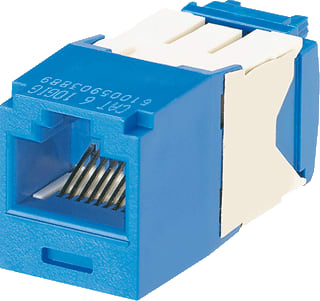 Panduit - Mini-Com TG Modulaire connector Cj Utp C6A 10G Blauw