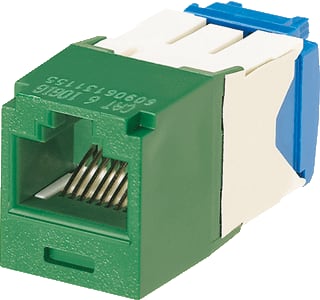 Panduit - Mini-Com TG Modulaire connector cj utp c6a 10g groen