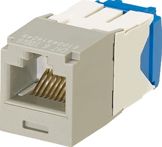 Panduit - Mini-Com TG Modulaire connector Cj Utp C6A 10G Grijs