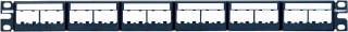 Panduit - Front-/patchpan. leeg kast/lessenr Patchp 24V 1U & Labels