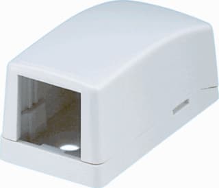 Panduit - Inzetplaat schakelmateriaal Opbdoos 1V Wit