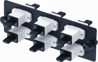 Panduit - Inzetplaat patchpaneel glasvezel glas adaptpan 6scdupl zir