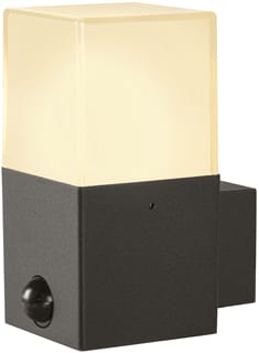 SLV - Grafit Plafond-/wandarmatuur E27 Vierkant Sens A