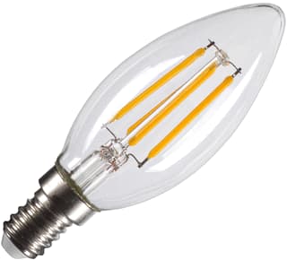 SLV - Leuchtmittel LED-lamp C35 E14 Transp4 2W 2700K 3