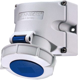 Mennekes - CEE-wandcontactdoos 9371