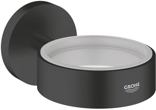Grohe - Essentials Glas/zeephouder Essent Gls/Zpschlhdr Mzw
