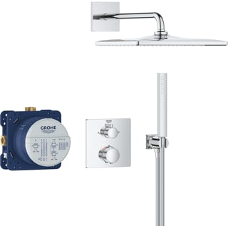 Grohe - Precision Inbouwmengkraan Ss 310 Vierkant