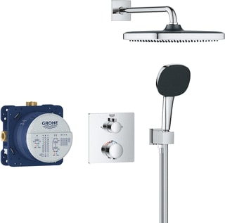 Grohe - Precision Inbouwmengkraan Ss 250 Vierkant