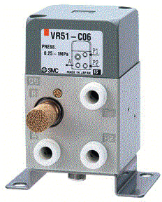 SMC Nederland - VR Pneumatisch bed. 3-wegregelafsluit. Hnd-Valve Vr51-C06B