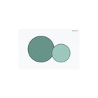Geberit - Sigma01 Bedieningsplaat spoelsysteem Bed Pan Rnd Wt/Grn