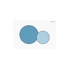 Geberit - Sigma01 Bedieningsplaat spoelsysteem Bed Pan Rnd Wt/Obl