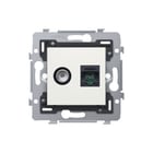 Niko - Inzetplaat schakelmateriaal Comb Coax+Rj45-Aansl