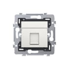 Niko - Inzetplaat schakelmateriaal 1 Rj45-Aansl Utp Cat. 5E