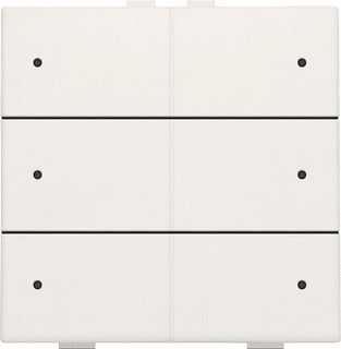 Niko - Tastsensor bussysteem 6Voudige Drukknop+Leds
