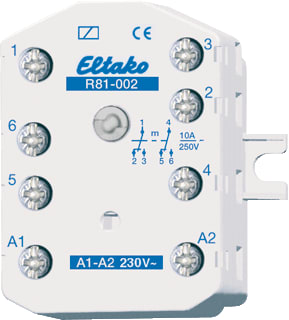 Eltako - 81-serie Bistabiel relais Imp. Rel. 2Xw 230V S81