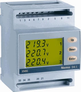 IME - Nemo D4 Multifunctionele paneelmeter nemod4 5a/3fn din lcd