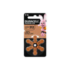 Duracell - Zink-lucht Batterij, niet oplaadbaar Hoorbatt 312 Bruin Br6
