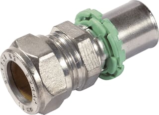 Comap - SKINpress 7240JMV Fitting met 2 aansluitingen Skin Re/Kop 26X3-22 Zk2