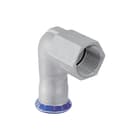 Mapress - Fitting met 2 aansluitingen Rvs Knie 90° Lang 22X1/2"