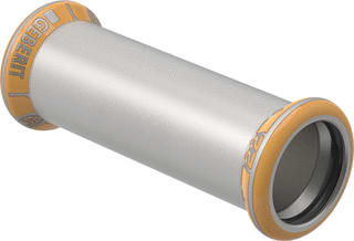 Geberit - Mapress Therm Fitting met 2 aansluitingen Mapr Rvs Overschuifsok 15Mm