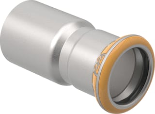 Geberit - Mapress Therm Fitting met 2 aansluitingen Mapr Rvs Verloop 28X15