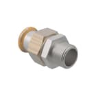 Geberit - Mapress Therm Fitting met 2 aansluitingen Mapr Rvs 3-Del Kop 15Xr1/2"