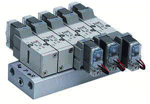 SMC Nederland - VF Distributieblok (pneumatiek)  vv5f3-40-042-02f