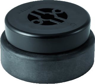 Geberit - Silent-db20 Fitting met 1 aansluiting Pe Silent Afdichtkap 160